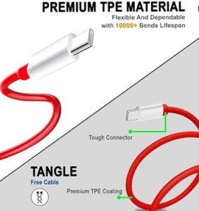 vara max armour cable ( universal fast charging cable )